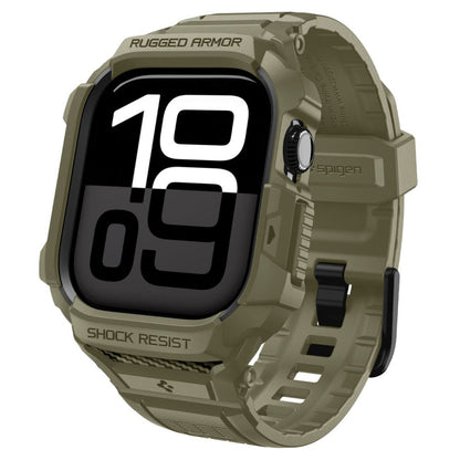 Pouzdro Spigen Rugged Armor Pro V2 pro Apple Watch Series 10 46mm, Khaki