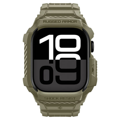 Pouzdro Spigen Rugged Armor Pro V2 pro Apple Watch Series 10 46mm, Khaki