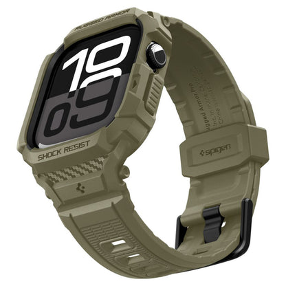 Pouzdro Spigen Rugged Armor Pro V2 pro Apple Watch Series 10 46mm, Khaki