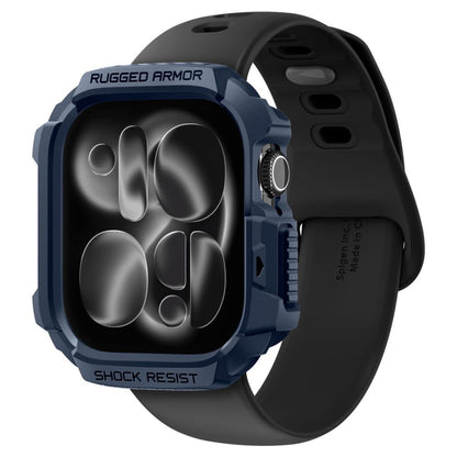 Pouzdro Spigen Rugged Armor V2 pro Apple Watch Series 10 / 11 42mm, Námořnická modř