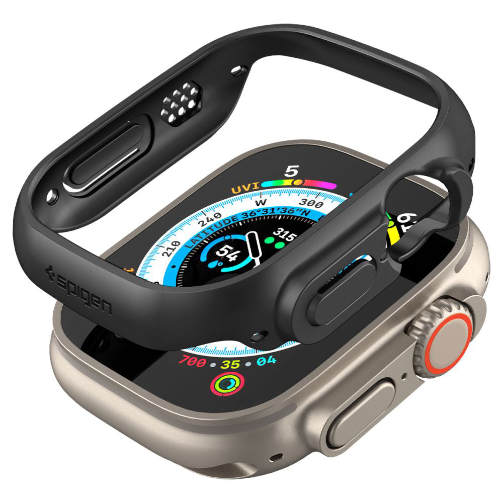 Pouzdro Spigen Thin Fit pro Apple Watch Ultra Series, Černé ACS05458