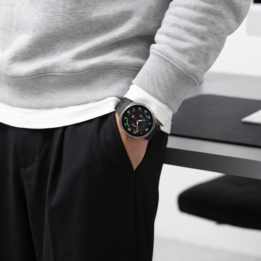 Pouzdro Tech-Protect Defense pro Samsung Galaxy Watch 9 / Watch8 44mm, Sada 2 kusy, Černá / Průhledná