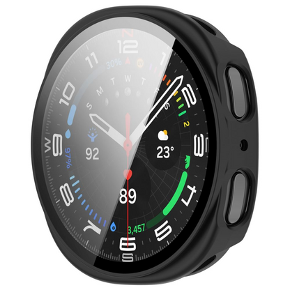 Pouzdro Tech-Protect Defense pro Samsung Galaxy Watch 9 / Watch8 44mm, Sada 2 kusy, Černá / Průhledná