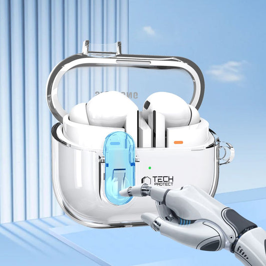 Pouzdro Tech-Protect Flexair pro Samsung Galaxy Buds3 FE / Buds3 Pro / Buds3, Průhledné