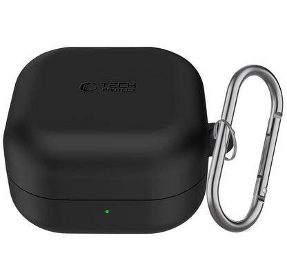 Pouzdro Tech-Protect Silicone Hook pro Samsung Galaxy Buds4 / Buds4 Pro, Černé
