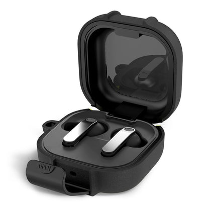 Pouzdro Tech-Protect Slim Hook pro Samsung Galaxy Buds4 / Buds4 Pro, Černá