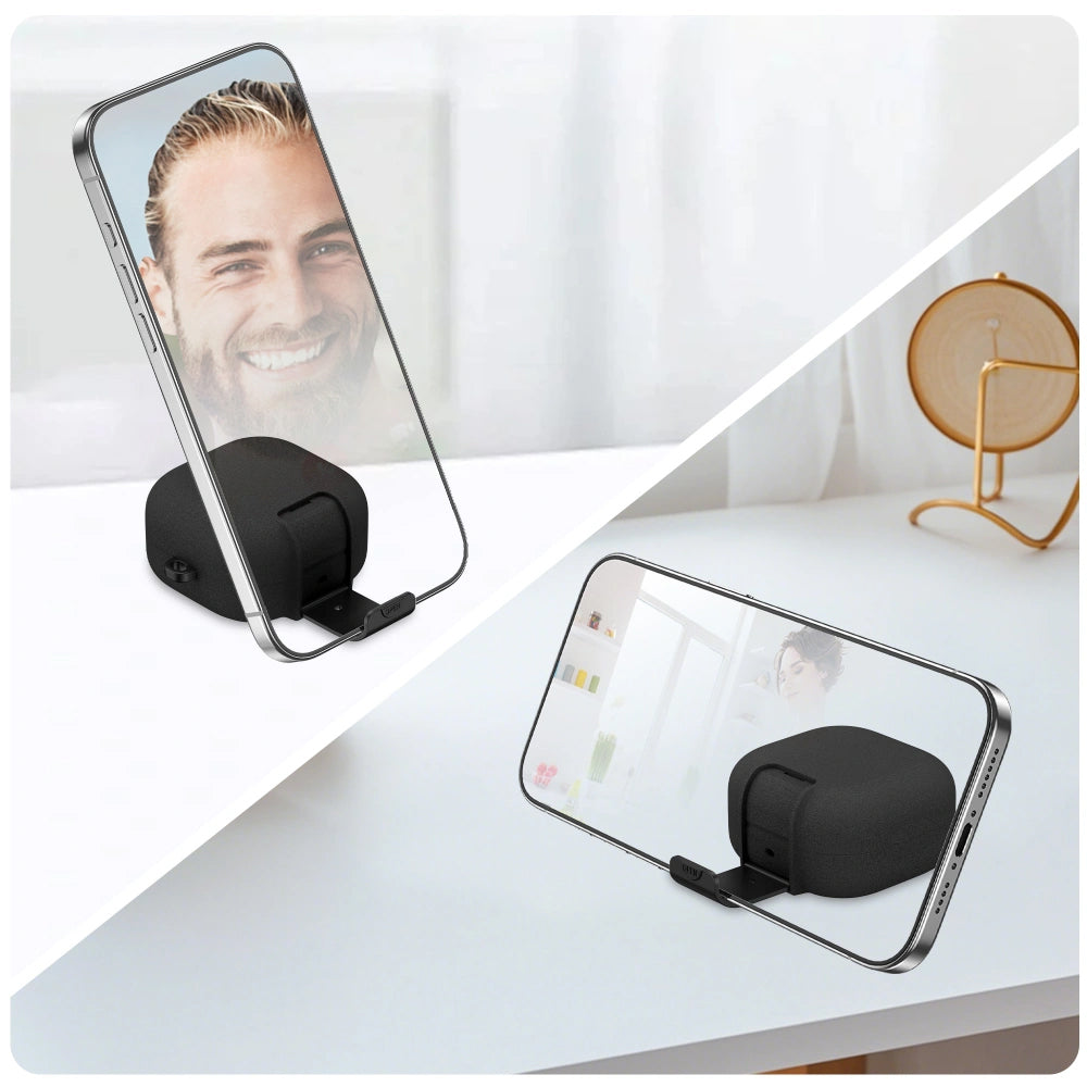 Pouzdro Tech-Protect Slim Hook pro Samsung Galaxy Buds4 / Buds4 Pro, Černá