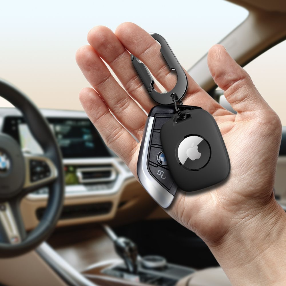 Pouzdro Tech-Protect Velar pro Apple AirTag, Černé