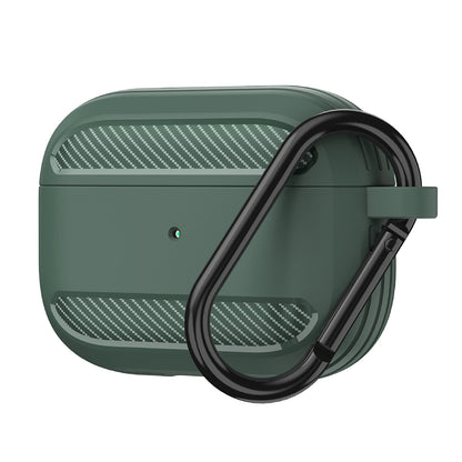Pouzdro Techsuit Carbon pro Apple AirPods 3, zelené