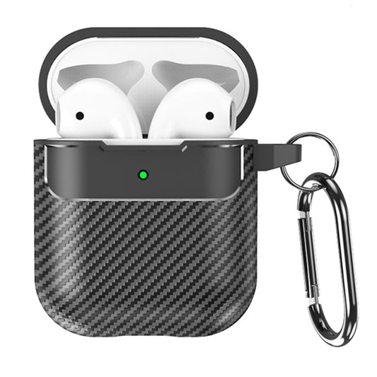 Pouzdro Techsuit CarbonFiber pro Apple AirPods Gen 2 / Gen 1, černé