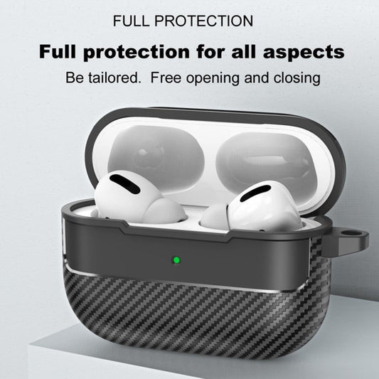 Pouzdro Techsuit CarbonFiber pro Apple AirPods Pro 3, Černé