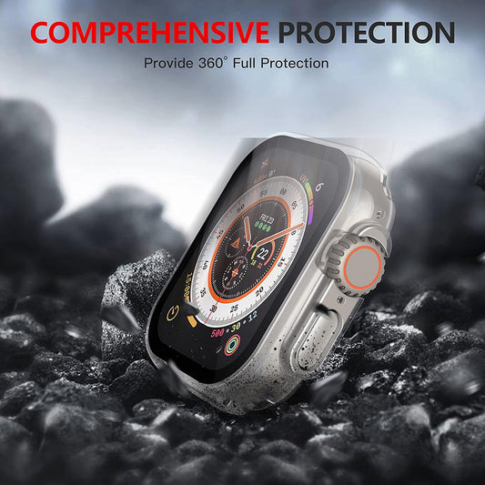 Pouzdro Techsuit Defense360 Pro pro Apple Watch Ultra Series, průhledné