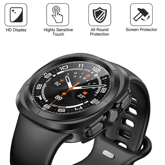 Pouzdro Techsuit Defense360 Pro pro Samsung Galaxy Watch Ultra, černé