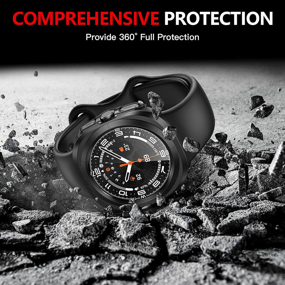 Pouzdro Techsuit Defense360 Pro pro Samsung Galaxy Watch Ultra, černé