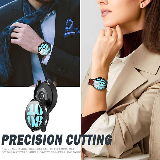 Pouzdro Techsuit Defense360 Pro pro Samsung Galaxy Watch6 40mm, průhledné