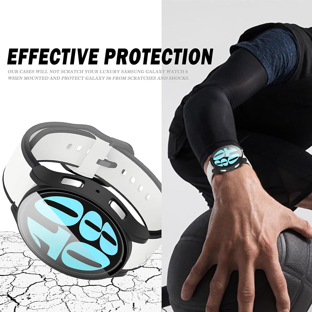 Pouzdro Techsuit Defense360 Pro pro Samsung Galaxy Watch6 40mm, průhledné