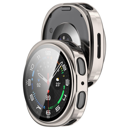 Pouzdro Techsuit Defense360 Pro pro Samsung Galaxy Watch8 44mm, Perleťově stříbrné