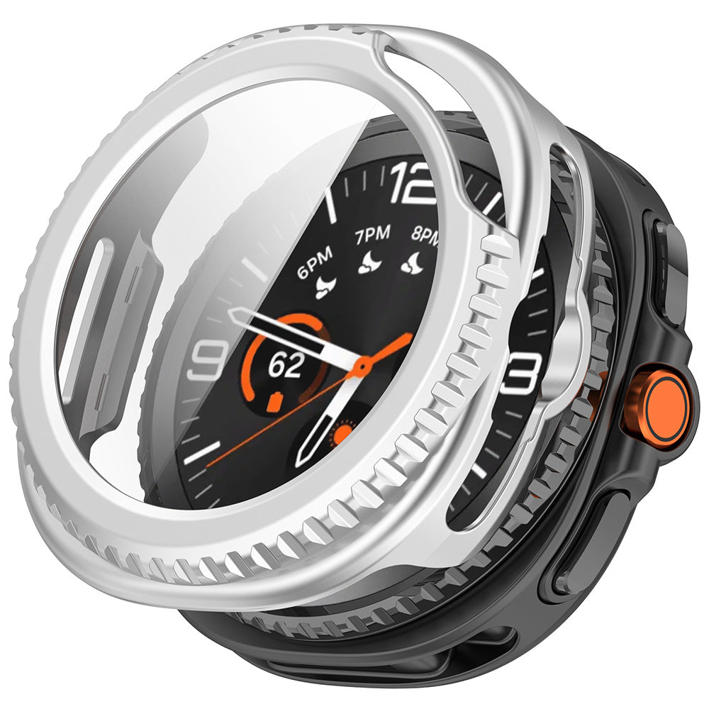 Pouzdro Techsuit Defense360 Pro pro Samsung Galaxy Watch8 Classic, stříbrné