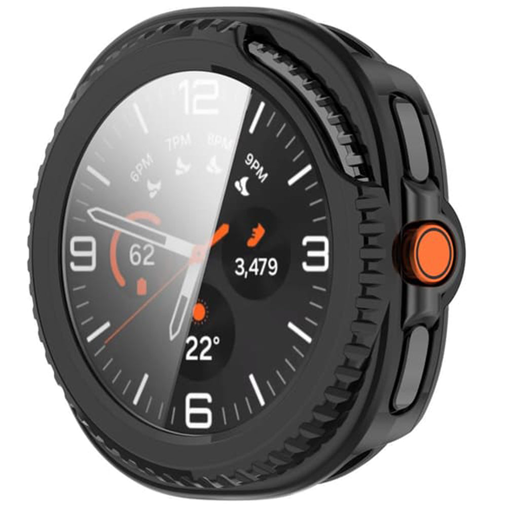 Pouzdro Techsuit Defense360 Pro pro Samsung Galaxy Watch8 Classic, matná černá