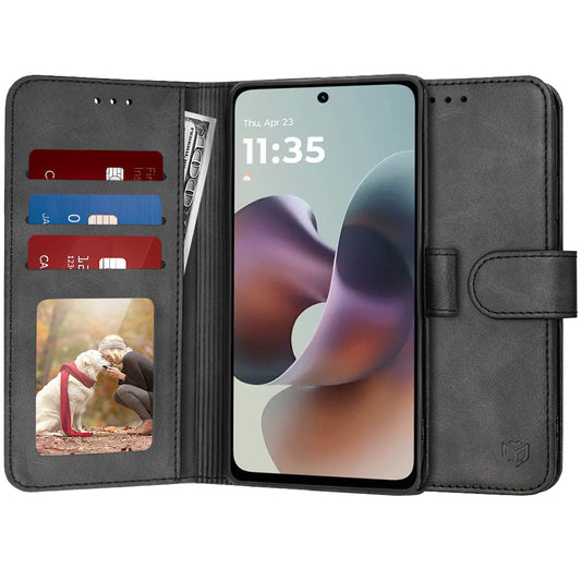 Pouzdro pro Motorola Moto G56, Techsuit, Diary Book, černé