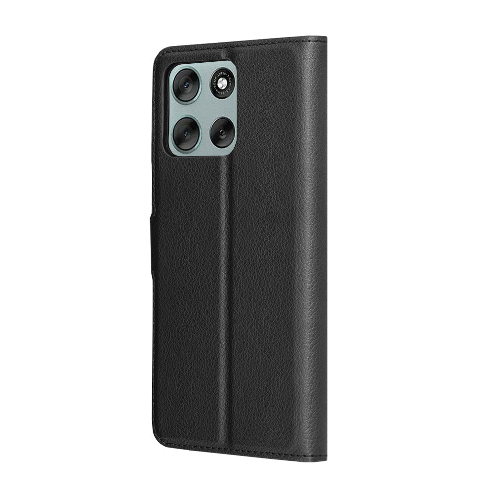 Pouzdro pro Motorola Moto G56, Techsuit, kožené folio, černé
