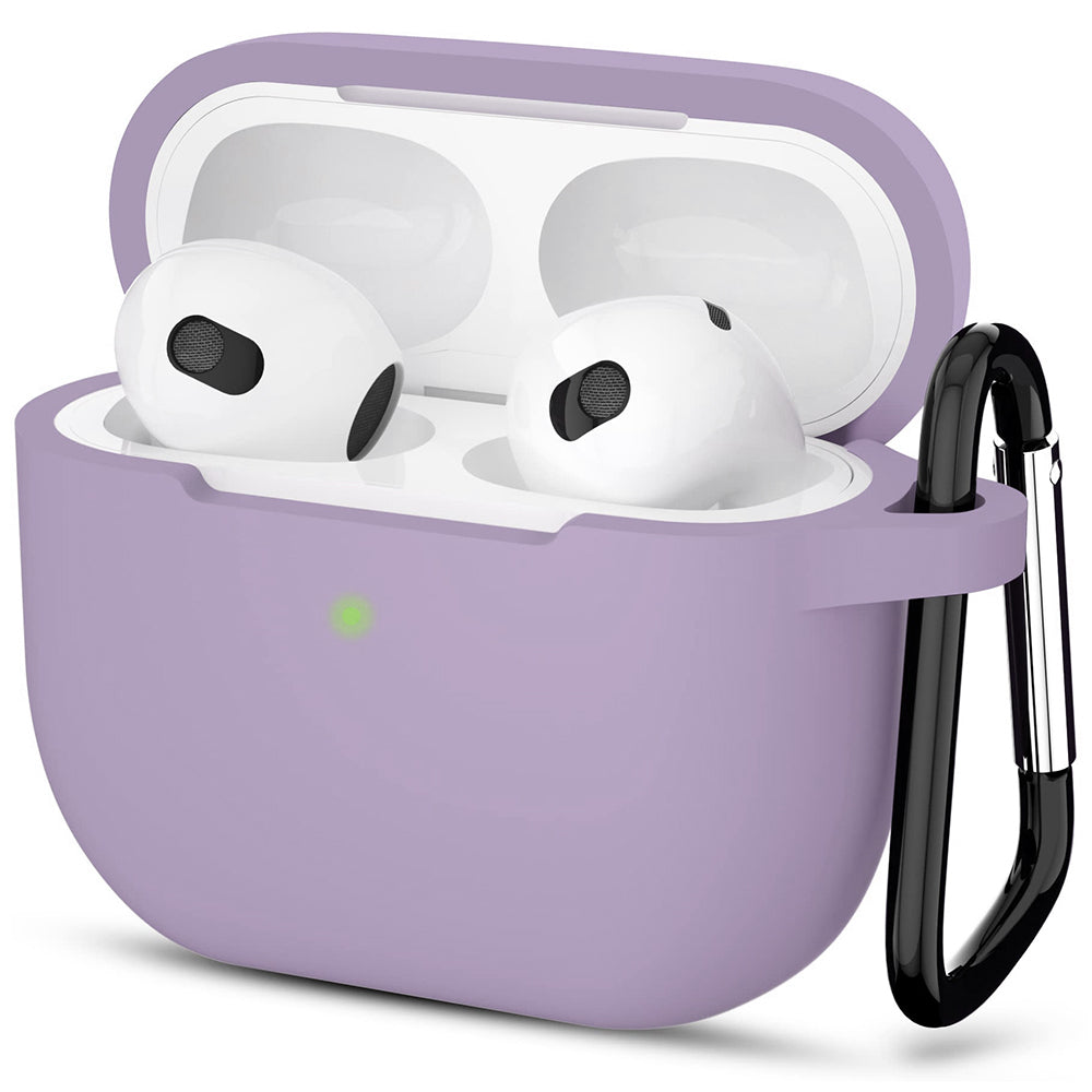 Techsuit Silicone Case for Apple AirPods 3, Purple