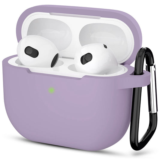 Pouzdro Techsuit Silicone pro Apple AirPods 3, fialové
