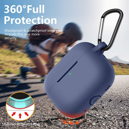Pouzdro Techsuit Silicone pro Apple AirPods Pro Series, námořnická modř