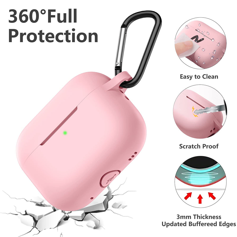 Pouzdro Techsuit Silicone pro Apple AirPods Pro Series, růžové