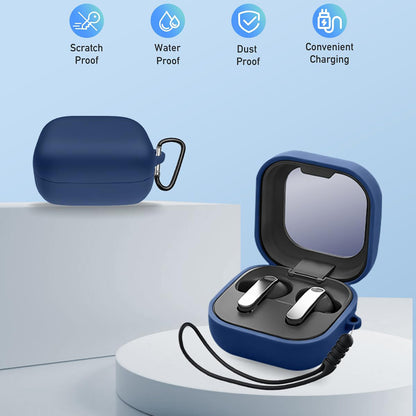 Pouzdro Techsuit Silicone pro Samsung Galaxy Buds4 / Buds4 Pro, Modrá