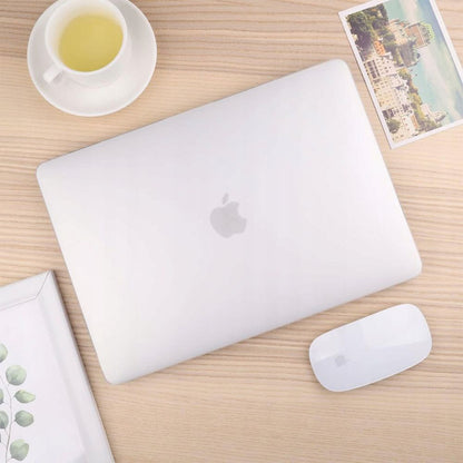 Pouzdro Techsuit UltraShell pro Apple MacBook Air M3 15palců (2024) / Air M2 15palců (2023), Matně průhledné