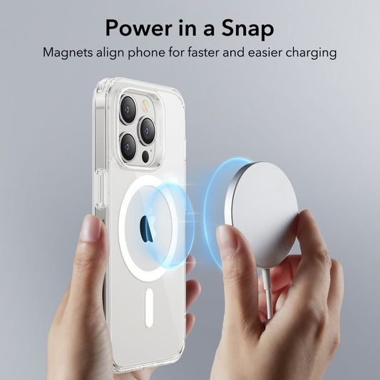 Pouzdro MagSafe pro Apple iPhone 14 Pro Max, ESR, Ch Halolock, Transparentní