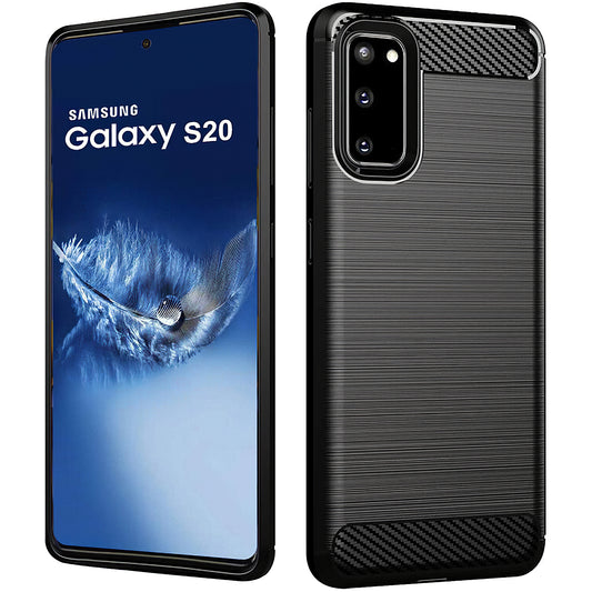 Pouzdro pro Samsung Galaxy S20 5G G981 / S20 G980, OEM, Carbon, Černé