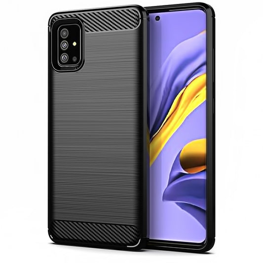 Pouzdro pro Samsung Galaxy A51 5G A516, Carbon, Černé