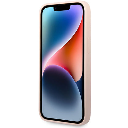 Pouzdro pro Apple iPhone 14 Plus, Karl Lagerfeld, Silicone Body Choupette, Růžové