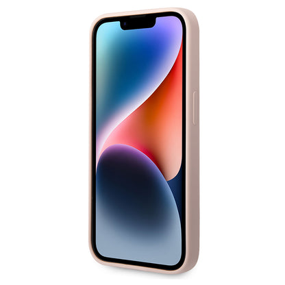 Pouzdro MagSafe pro Apple iPhone 14 Pro, Karl Lagerfeld, Silicone Karl Head, Růžové