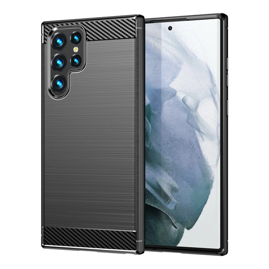 Pouzdro pro Samsung Galaxy S22 Ultra 5G S908, OEM, Carbon, Černé