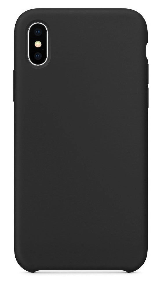 Pouzdro pro Apple iPhone XS / X, OEM, Pure Silicone, Černé