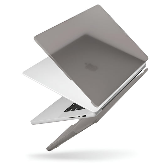 Pouzdro UNIQ Claro pro Apple MacBook Pro 16palců (2026) / (2024) / (2023) / (2021), Matně šedé