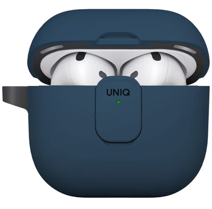 Pouzdro UNIQ Clyde pro Apple AirPods 4, Černomodrá