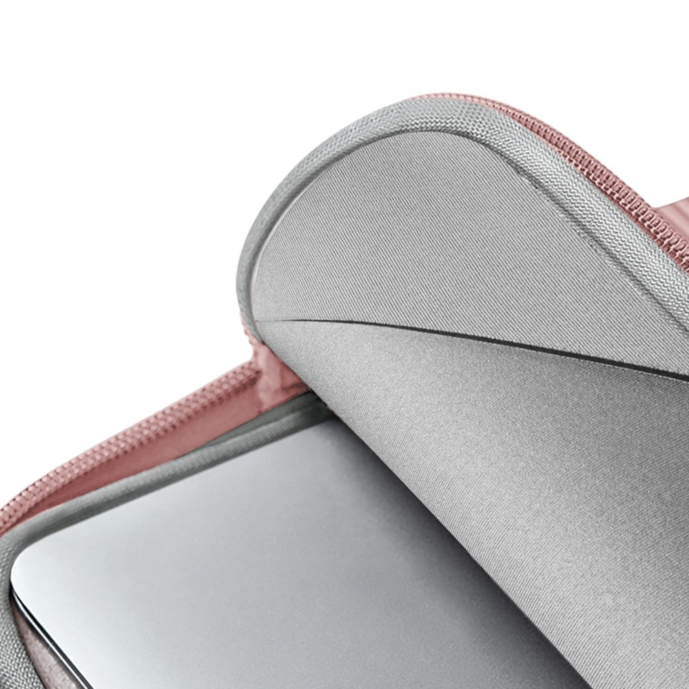 Pouzdro UNIQ Cyprus Ridge pro notebook max. 14 palců, růžové