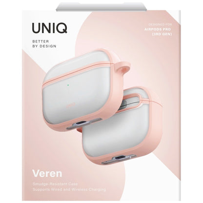 Pouzdro UNIQ Veren pro Apple AirPods Pro 3, Růžové