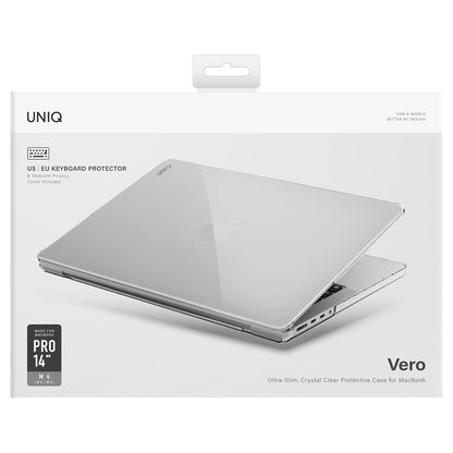 Pouzdro UNIQ Vero pro Apple MacBook Air 15palců (2026) / (2025) / (2024) / (2023), Průhledné