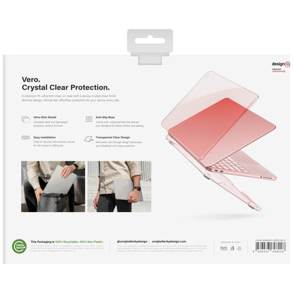 Pouzdro UNIQ Vero pro Apple MacBook Neo 13palců, průhledné