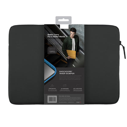 Pouzdro UNIQ Vienna pro notebook max. 16 palců, černé
