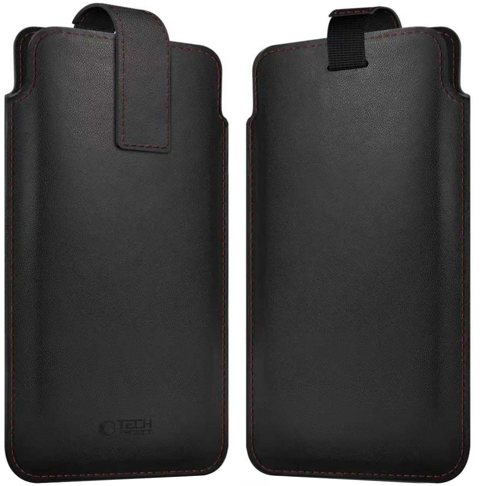 Univerzální pouzdro na telefon, Tech-Protect, SM65, Černá Červená