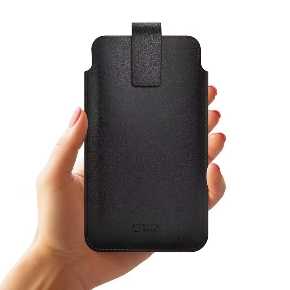 Univerzální pouzdro na telefon, Tech-Protect, SM65, Černá Červená