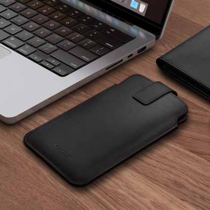 Univerzální pouzdro na telefon, Tech-Protect, SM65, Černá Červená