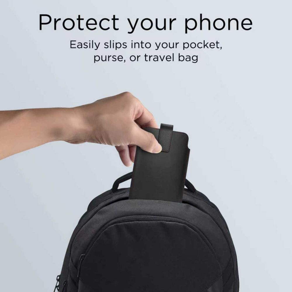 Univerzální pouzdro na telefon, Tech-Protect, SM65, Černá Červená