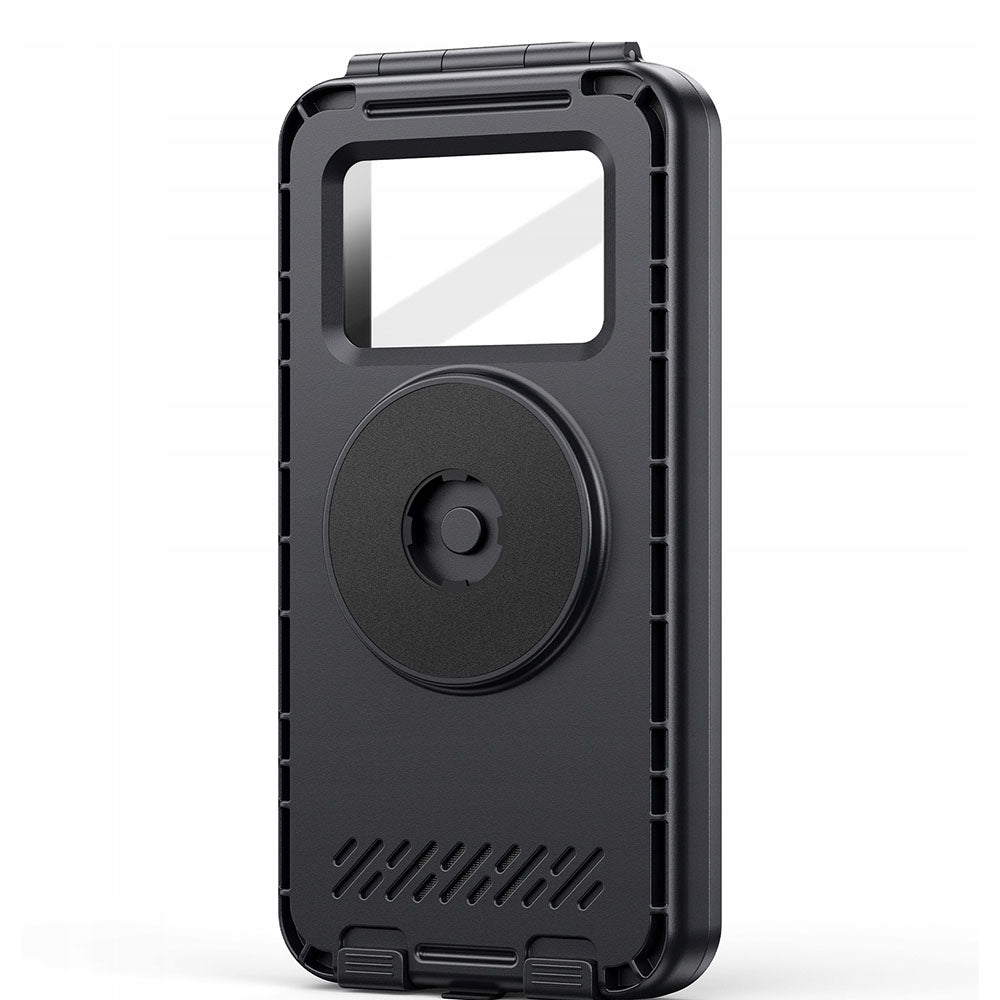 Univerzální vodotěsné pouzdro kompatibilní s magnetickým držákem na kolo, Baseus, PrimeTrip VB1, černé C0013D01